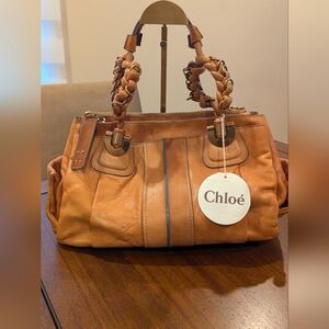 Chloe Eloise Shoulder Handbag Camel